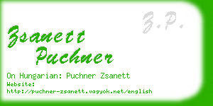 zsanett puchner business card